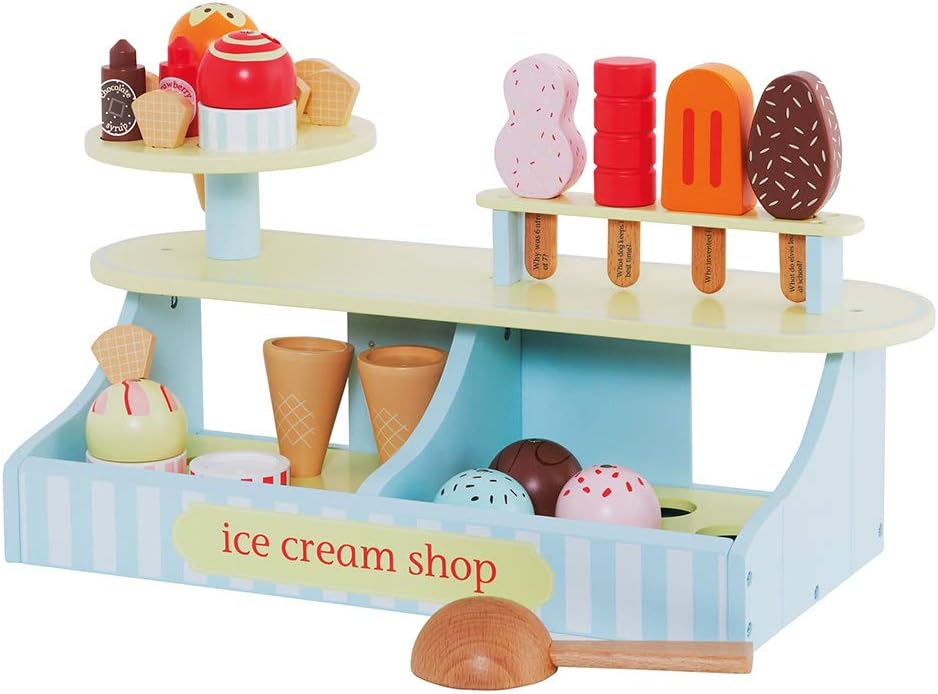 Super Saturday Great Little Trading Co Wooden Toy Ice Cream Shop Wooden