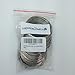 PEPPERLONELY Brand 200 Loop Silver Tone Memory Beading Wire for Bracelet 2-1/8 x 2-3/8 Inch (55MM-60MM)