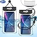 Universal Waterproof Case, (2 Pack) Zttopo IPX8 Waterproof Phone Pouch Dry Bag Compatible with Apple iPhone Xs Max XR XS X 8 7 6S Plus, Galaxy S10/S9/S8/S8 +/Note 9 8 6 5 Pixel LG up to 6.5 inch