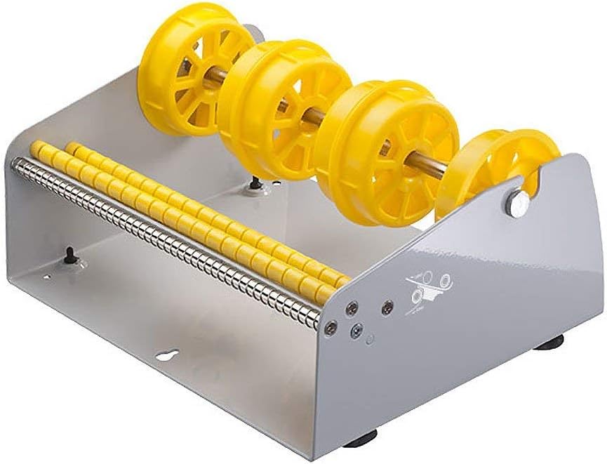 Te Office Stahl Etikettenspender Etiketten Abroller Haftetiketten Tischgerat Wandgerat Manuell 265 Mm Rollenbreite Grau Amazon De Burobedarf Schreibwaren