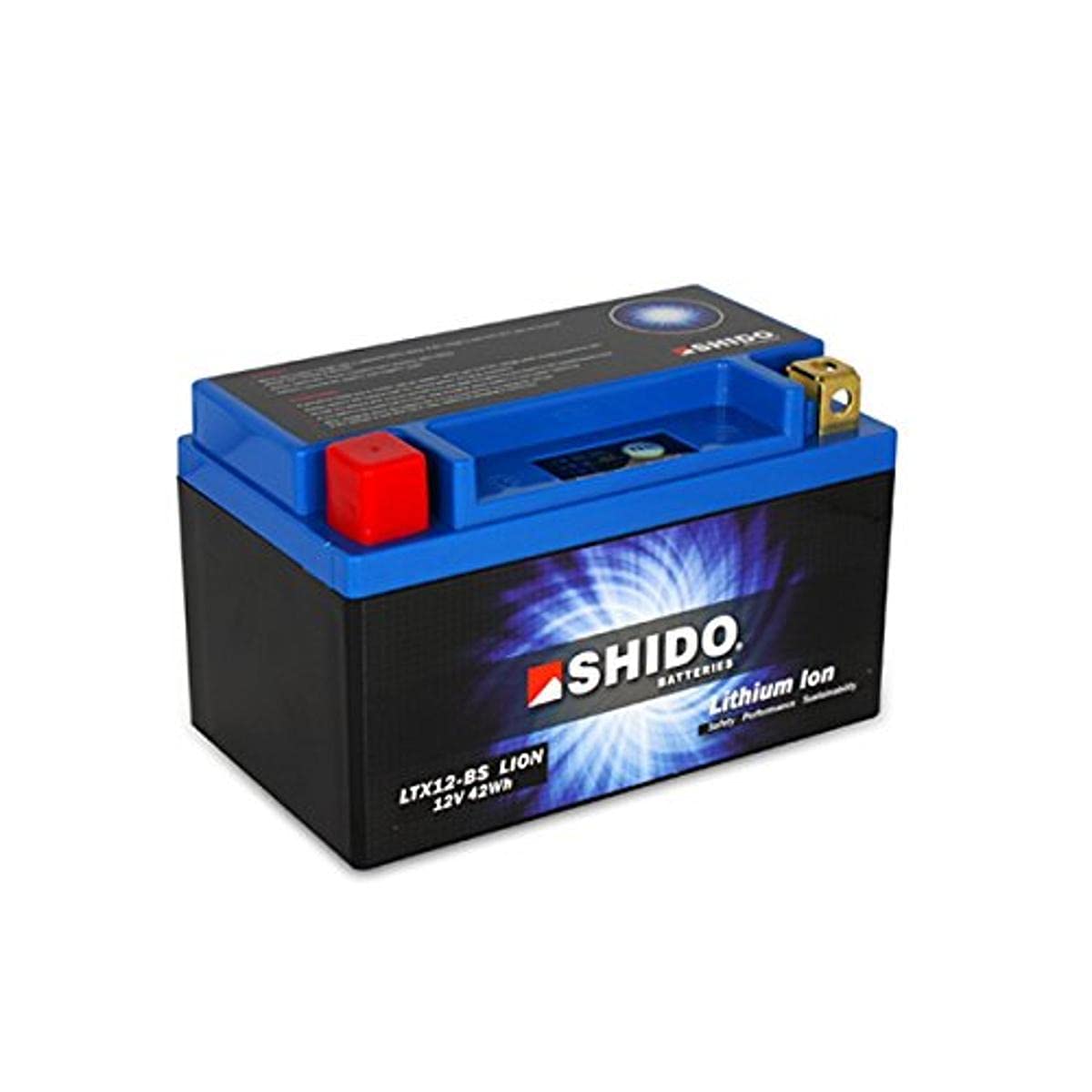 SHIDO LTX12-BS LION -S Battery Lithium Ion Blue