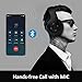 VanSaTa Wireless Headphones Over Ear Bluetooth Headphones Hi-Fi Stereo Wireless Headset Foldable with Mic, Soft Memory Earmuffs,Wired Mode for PC/Cell Phones/TV Black