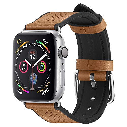 Spigen Retro Fit Compatible con Apple Watch Band para 44mm / 42mm Series 5/4/3/2/1 - Marrón