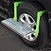 OEMTOOLS 24913 Adjustable Tire Step | Non-Slip Textured Steel Platform | Rated up to 300 lbs. | Fits Any Tire from 9 to 13 inches in Diameter | Green Powder-Coat Finish | Folds for Storage