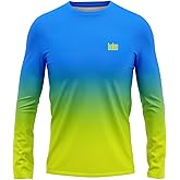 Made in USA Fishing Shirts for Men Long Sleeve Lightweight Dri Fit UPF 40+ Sun Protection Quick Dry Running Hiking Tshirts