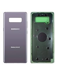 CELL4LESS Orchid - Carcasa para puerta de cristal compatible con marco de cámara, lente y adhesivo de repuesto para Samsung Galaxy Note 8 cualquier portador N950