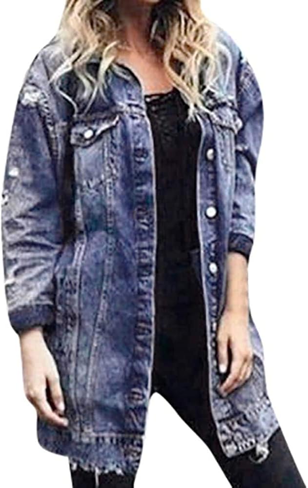 long denim coat ladies
