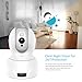 UTHMNE HD WiFi Security Surveillance IP Camera Home Monitor with Night Vision, Motion Detection Alerts, Two-Way Audio and Remote Viewing