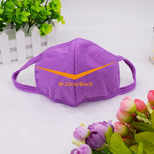 3 Pcs Activated Carbon Anti Dust Face Mouth Mask, WITERY Warm Anti Dust Mask Anti-fog Mask Antibacterial Activated Carbon Earloop Mouth Mask Face Masks for Men Women - Thumbnail 4