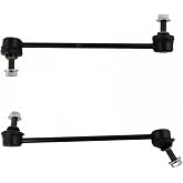 TRQ Front Driver and Passenger Side Sway Bar Link Set 2 Piece | For 10-16 Mercedes-Benz E350 4Matic 12-18 CLS550 4Matic 10-14 E550 4Matic 15-16 E400 4Matic 15-17 CLS400 4Matic