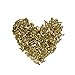LGEGE 200 Pcs Gold Tone Color Mini Metal Round Brads Craft DIY Paper Fasteners Scrapbooking Decoration Embellishment