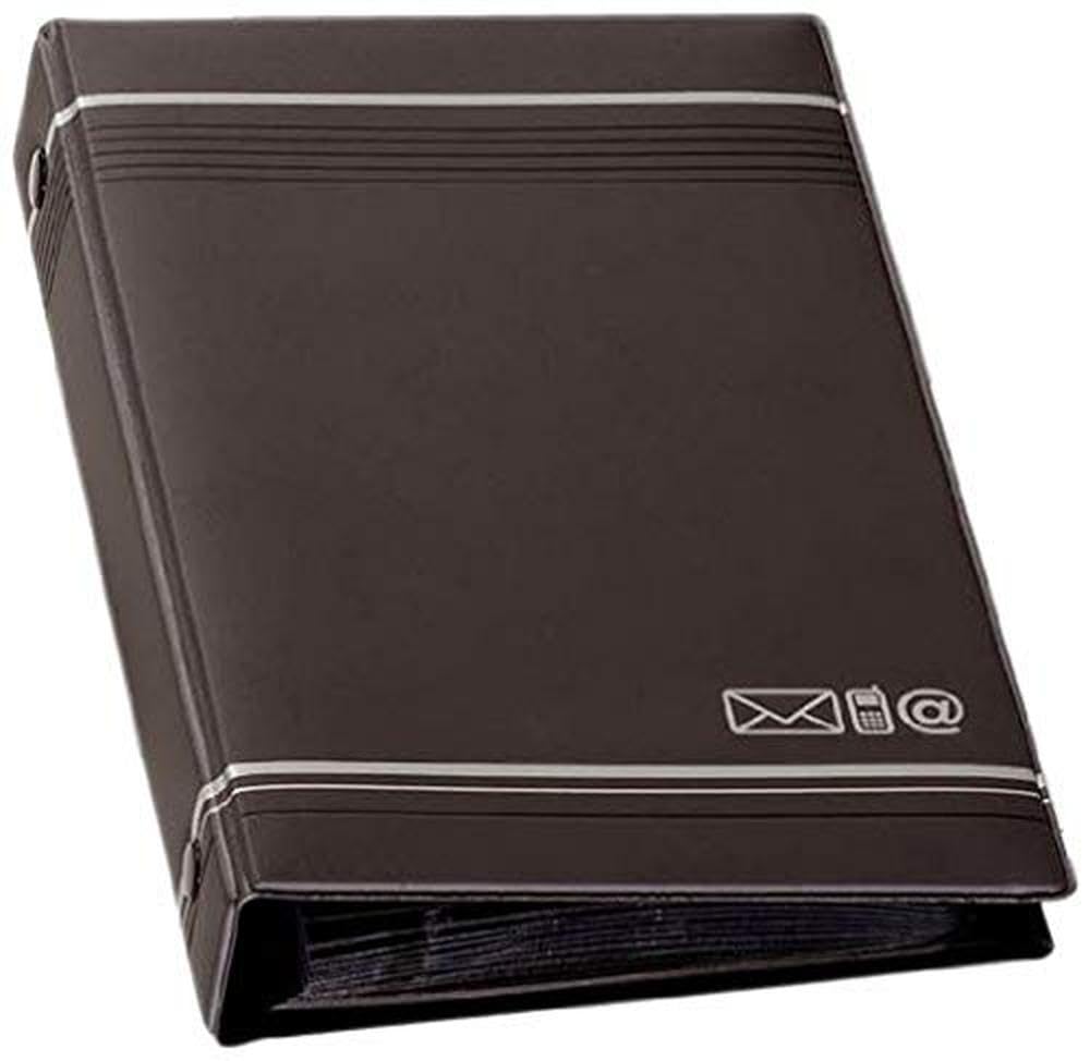 Durable TelIndex 237558 Telephone Ring Binder for 150 Entries - Anthracite,145 x 255 mm (WxH)