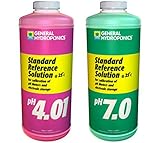 General Hydroponics Ph 4.01 & Ph 7.0 Calibration Solution Kit, Quart Size