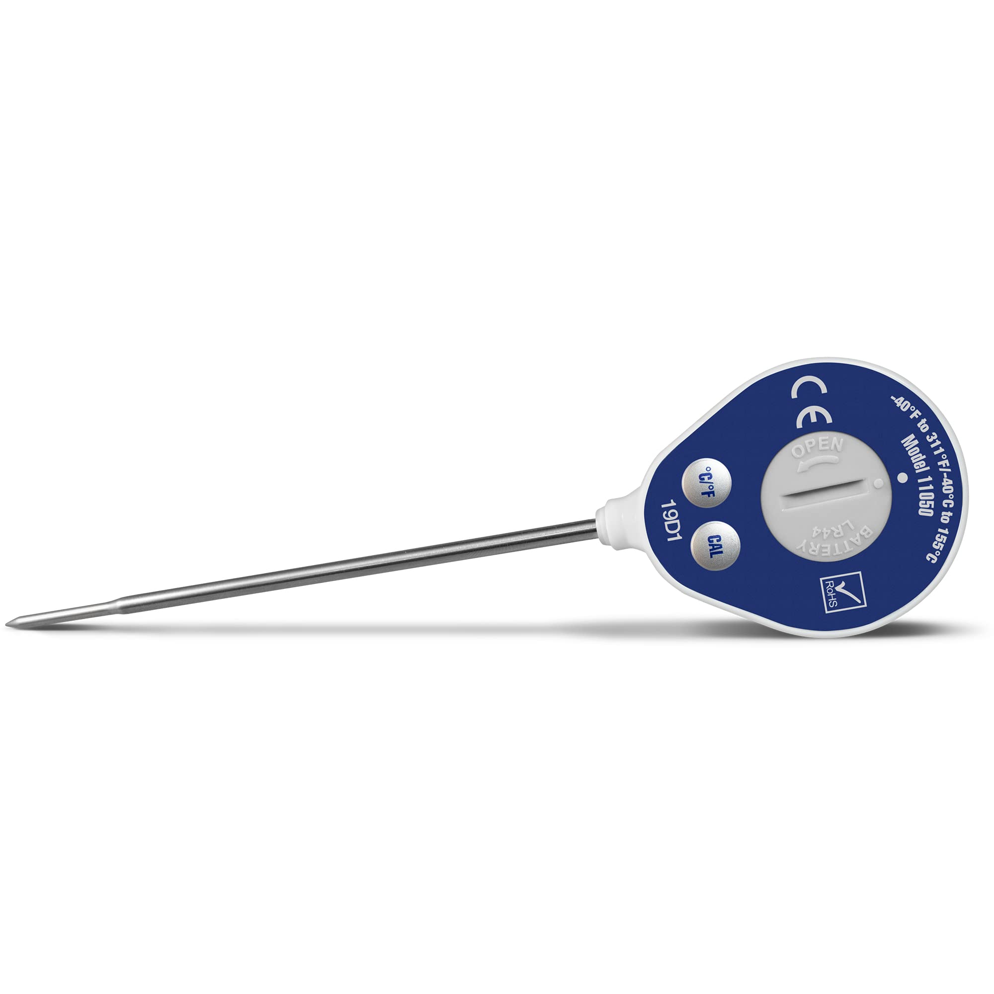 DeltaTrak 11050 Professional Digital Meat Thermometer for Kitchen Waterproof Lollipop Thermometer NSF Certified