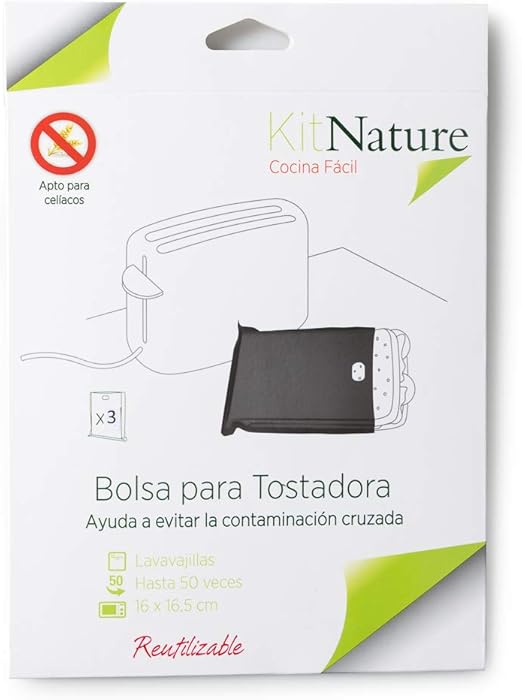 Kit Nature Bolsa para Tostadora - Pack de 3 Bolsas para Tostar ...