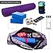RoryTory Yoga Mat Bag w/Adjustable Strap, Water Bottle Carrier, Inner & Outer Pockets, Heavy Duty & Machine Washable – Fits Most Yoga Mat Sizes (Purple Elephants)thumb 3