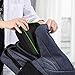 JESWO Electronics Organizer Unversal Cable Organizer Bag, Electronic Accessories Double Layer Travel Cord Storage Bag for SD Cards, Hard Drive, Power Bank, iPad Mini (Up to 7.9'') - Black