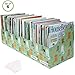 Evelots Set of 6 Magazine File Holders Desk Organizer, File Storage with Labels, Cat Pattern (5325)