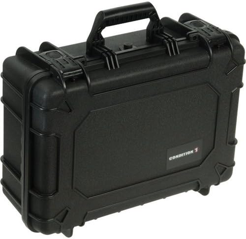 Condition 1 Watertight 100801 Hard Case, Black