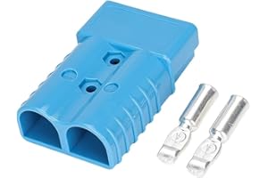 600V Battery Connector Kit for Snap Fit Design, Flame Retardant PC Shell, Silver-Plated Copper Terminals, for 120A/175A/350A,