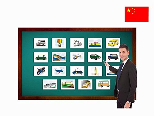 Transportation and Vehicle Flashcards in Chinese - Mandarin Picture Cards
