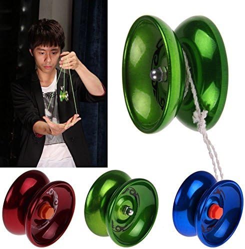 Aluminum Design Professional YoYo Ball Bearing String Trick Alloy Kids Diameter: 5.0 cm Width: 3.5 cm New Color: Random color