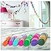 Oyep 2Pack Paper Garland Decorations Circle Dots Paper Garland for Room Party Decorations(26Feet Long Set of 2) … (Rainbow)