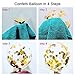 White and Gold Confetti Balloons 100pcs 12 inch Party Latex Balloons Birthday Helium Balloons