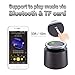 SHIDU T2 Portable Bluetooth 4.2 Speakers, with Sensitive Touch Control & Built-in Microphone for Calls, Perfect for iPhone, iPad, Desktop, Laptop and More (Black)