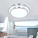 GLW 12W 10 inch 6000K Ceiling Light Cool White Round Flush Mount Lighting Ceilinglight for Kitchen Bedroom Dining Room 1000LM 100W Halogen Bulb Equivalent