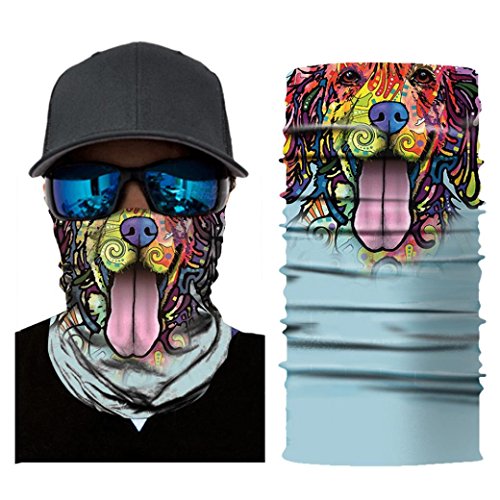 image for Auwer 3D Stretchable Face Shield Mask Guards Balaclava Headwear for Ca