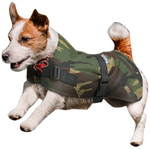 Flectalon 3 in 1 Dog Jacket, 26-Inch, Camouflage