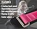 Weight Lifting Belt for Women, Nylon Weightlifting Belt,5 inches Wide Weight Belt for Gym Lifting Squatting, Provide Support to Waist Lower Back, Pink (Medium)