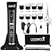 Ceenwes Professional Hair Trimmer Cordless Hair Clippers Rechargeable Beard Trimmer Electric LED Display Haircut Kit for Men and Family Use with Charging Dock, Guide Combs, Scissors, Comb primary