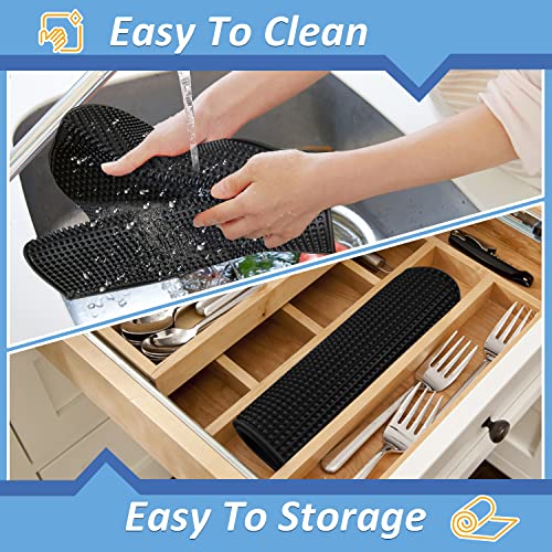 Wonwood Direct Bar Mat Non-Slip Dish Drainer for Kitchen Cocktail Bar Counter Suitable for Bar or Home Use, Used to Fix Wine Glasses 45 x 30 cm