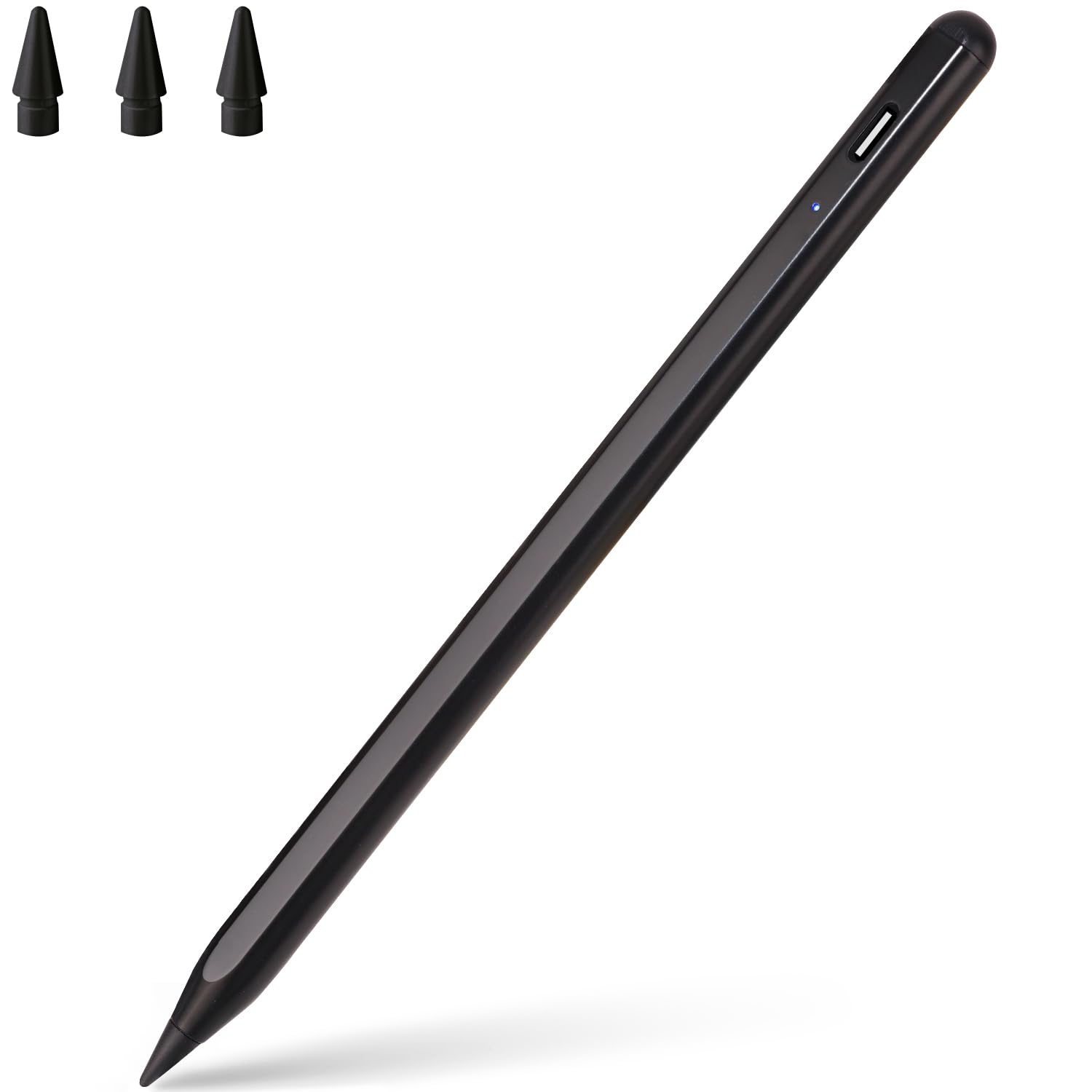 Stylus Pen for ipad, Active Pencil with Quick Charge, Palm Rejection Tilt Sensor, Apple Pen Compatible with 2018-2022 iPad Pro 11"/12.9",iPad 10/9/8/7/6,iPad mini 5/6,iPad Air3/4/5 - Black