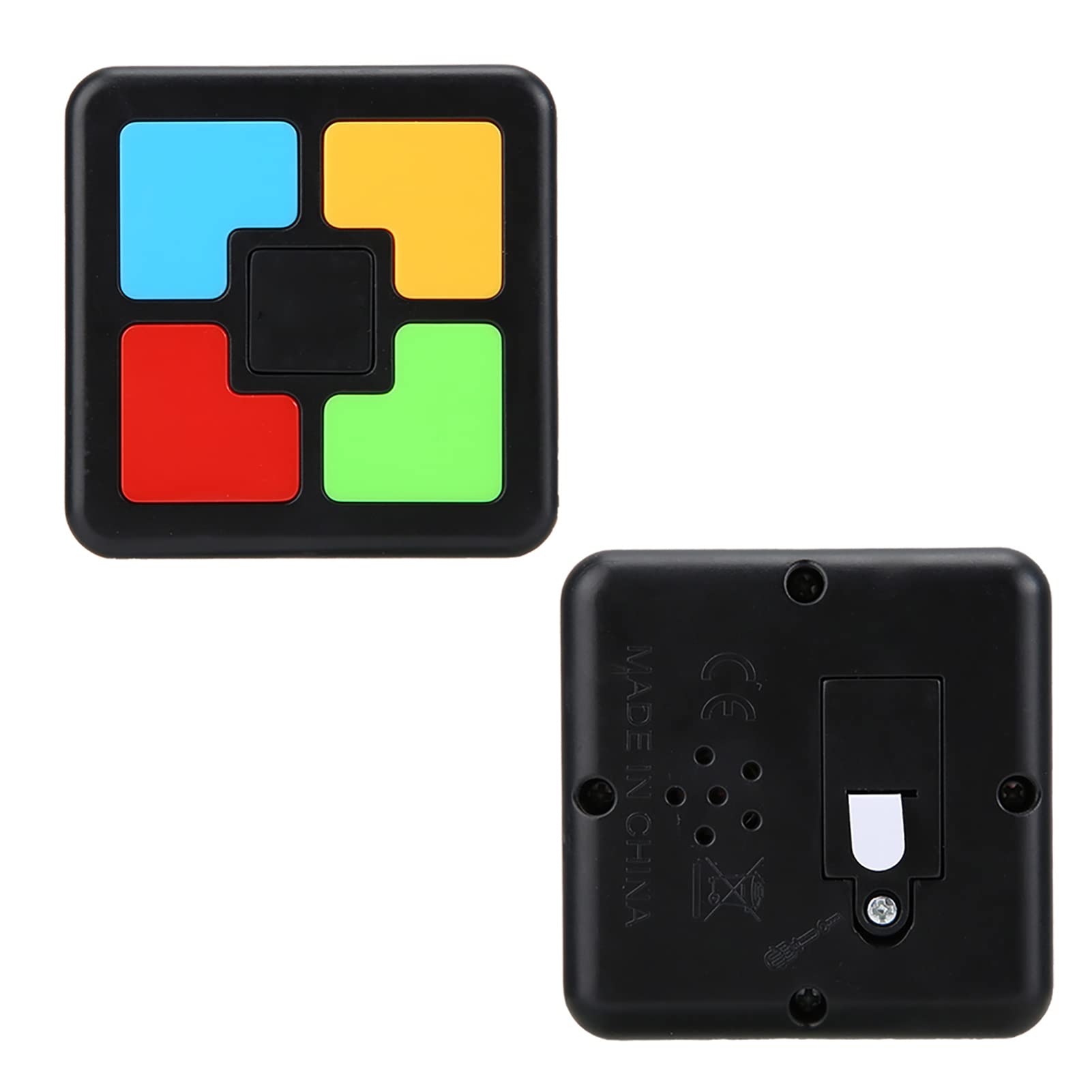 Tnfeeon Simon Game Memory Training Game Kids Electronic Memory Game Plastic Interaction Intelligent Music Light Educational Brain Teaser Memory Game for Boys Girls[Single Hand]