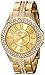 XOXO Women's XO5465 Rhinestone-Accented Gold-Tone Bracelet Watch