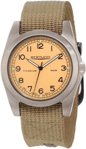 Bertucci Men's 13306 A-3T Vintage 42 Durable Titanium Field Watch