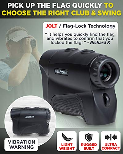 image for CreativeXP Golf Rangefinder 1100 Yards - Range Finder for Hunting and 