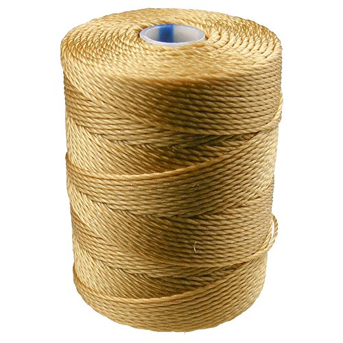 C-LON Bead Cord, Light Maize - 0.5mm, 92 Yard Spool