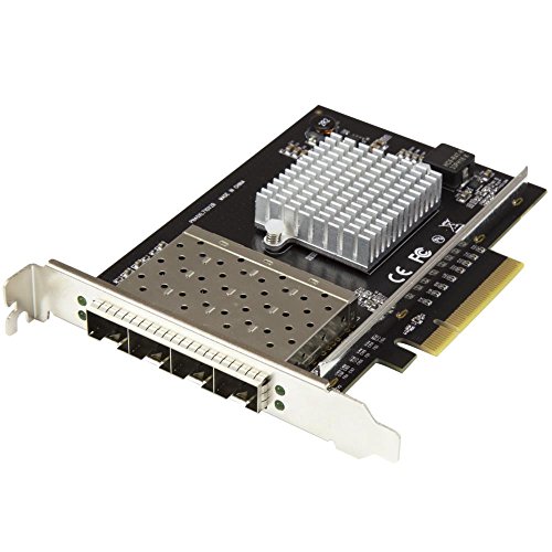 StarTech.com SFP+ Server Network Card - 4 Port Nic Card - Intel XL710 Chip - PCIe Netword Card - 10 Gigabit Ethernet Card
