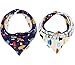 FUNPET 4 Pcs Dog Bandana Triangle Bibs Scarfs Accessories for Pet Cats and Puppies