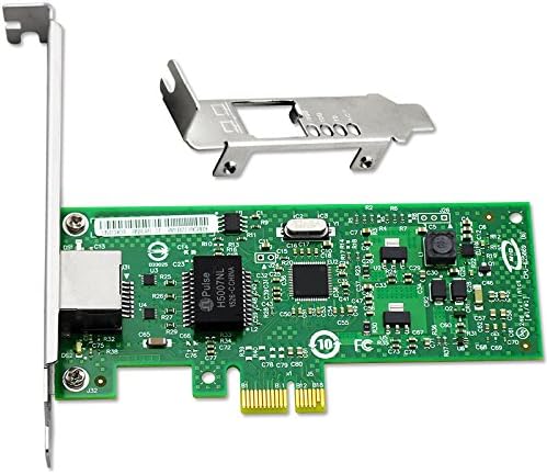 Jeirdus for Intel 82574L Chip EXPI9301CT 1G Desktop PCI-e Network Card NIC Adapter Gigabit Single Copper RJ45 Port