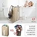 SEMK Hamper Laundry Basket Laundry Hamper Laundry Bag Dirty Clothes Hamper Dokehom College Hamper Dorm Collapsible Easy Carry Folding Tall Clothing Hamper Handy Standing