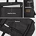 SMRITI Large Canvas Tote Bags for School Work Travel and Shopping (Large, 2 Black)