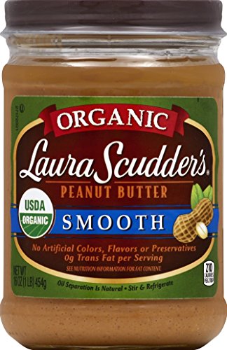 Laura Scudder's Natural Smooth Peanut Butter, 16 Ounce