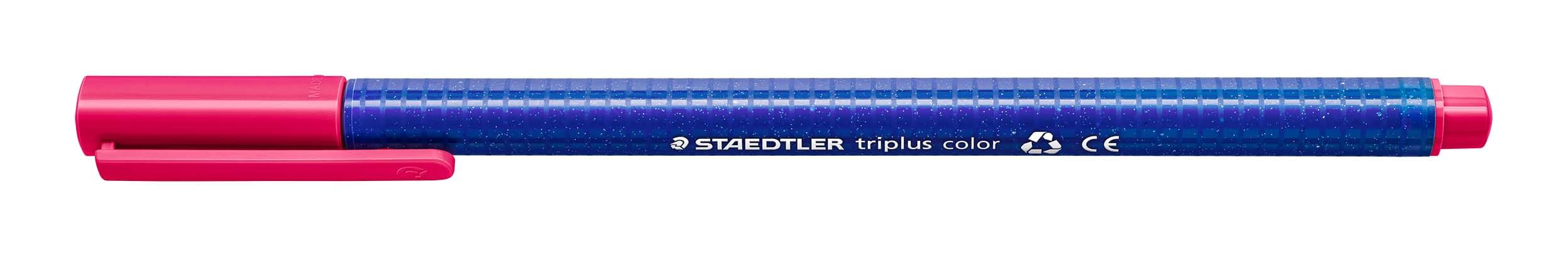 Staedtler 323 Triplus Colour Fibre-Tip Pens, 1.0 mm, Bordeaux Red, Pack of 10