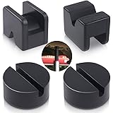 Swpeet 4 Pack 2 Types Sparta Floor Jack Pad Adapter for Jack Stand 2-4 ton Universal Rubber Sparta Floor Slotted Frame Rail Pinch Welds Protector