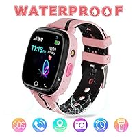 Kids Smart Watch with GPS Tracker - IP67 Waterproof Smart Watches with 1.4